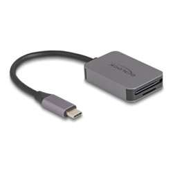 USB Type-C Card Reader in aluminium enc, USB Type-C Card Reader in aluminium enc