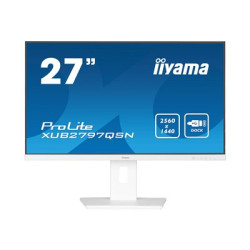 Iiyama ProLite XUB2797QSN-W1 LCD IPS/PLS 27" 2560 x 1440 1ms 250nitů 1300:1 100Hz  Repro Pivot USB-C  Bílá 