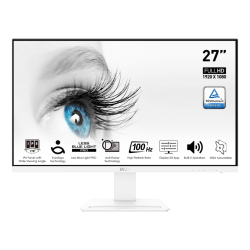 MSI monitor PRO MP273AW, 27" IPS 1920 x 1080 (FHD) 100Hz 1ms DP HDMI D-Sub bílá