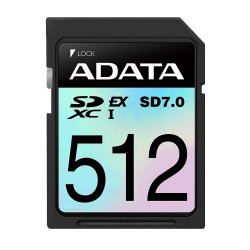 ADATA SDXC karta 512GB Express, PCIe Gen3, UHS-I, C10, V30, (R:800 W:700 MB s)