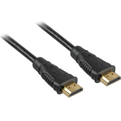 PremiumCord HDMI High Speed + Ethernet kabel zlacené konektory 2m černý