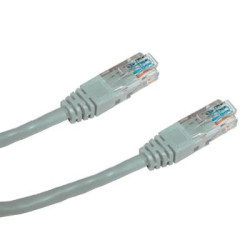 DATACOM Patch kabel UTP CAT5E 5m (x) šedý křížený