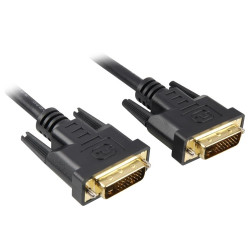 PremiumCord DVI-D propojovací kabel dual-link DVI(24+1) MM 1m černý