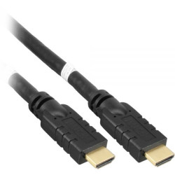 PremiumCord HDMI High Speed + Ethernet kabel zlacené konektory 5m černý