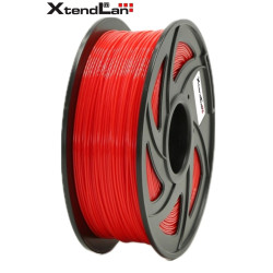 XtendLAN PLA filament 1,75mm zářivě červený 1kg