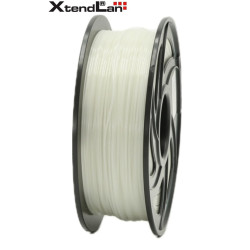 XtendLAN PLA filament 1,75mm průhledný bílý natural 1kg