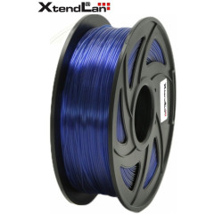 XtendLAN PETG filament 1,75mm průhledný modrý 1kg