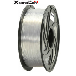 XtendLAN PETG filament 1,75mm průhledný bílý natural 1kg