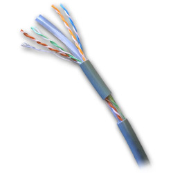 DATACOM UTP lanko CAT6 PVC 50m šedý