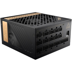 MSI zdroj MEG Ai1300P PCIE5 1300W ATX3.0 akt. PFC 10 let záruka 120mm ventilátor plně modulární 80PLUS Platinum