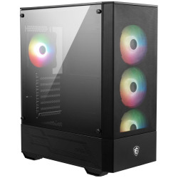 MSI skříň MAG FORGE 112R bez zdroje levé temperované sklo 4x 120 mm A-RGB fan 2x USB3.0 černá