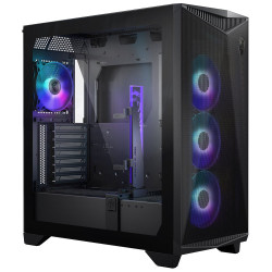 MSI skříň MPG GUNGNIR 300R AIRFLOW bez zdroje levé temperované sklo 4x 120 mm A-RGB fan 1x USB-C 2x USB3.2 černá