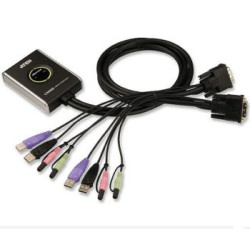 ATEN KVM switch CS-682 USB Hub 2PC DVI, audio