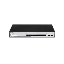 D-Link DGS-1210-10 L2 L3 Smart+ Switch, 8x GbE, 2 SFP, fanless