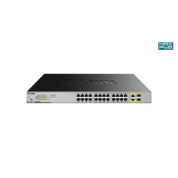 D-Link DGS-1026MP 24-Port Desktop Gigabit PoE + 2GE Combo Switch