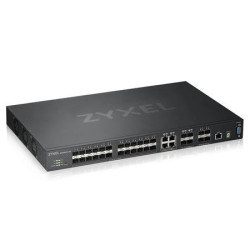 Zyxel XGS4600-32F, 32-port Managed Layer3+ Gigabit switch, 24x Gigabit SFP + 4x Gigabit dual personality (RJ45 SFP) + 4x