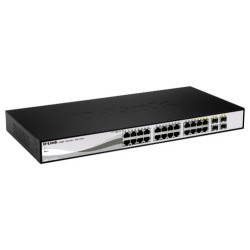 D-Link DGS-1210-26 L2 L3 Smart+ switch, 24x GbE, 2x SFP, fanless