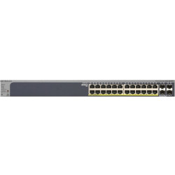 Netgear 24-Port Gigabit PoE+ Smart Managed Pro Switch with 4 SFP Ports (380W)