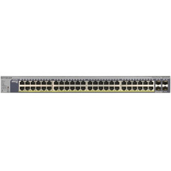 Netgear 48-Port Gigabit PoE+ Smart Managed Pro Switch with 4 SFP Ports (380W)