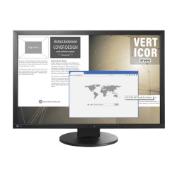 EIZO 24" EV2430-BK, 1920 x 1200, IPS,16:10, 300 cd m2, 1000:1, DP DVI Dsub, černý