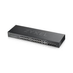 Zyxel GS1920-24v2, 28-port Gigabit WebManaged switch: 24x Gigabit metal + 4x Gigabit combo (metal SFP), IPv6