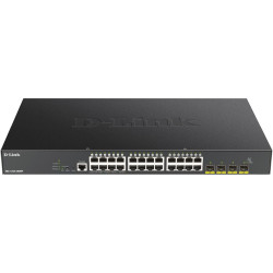 D-Link DGS-1250-28XMP Smart switch 24x Gb PoE+, 4x 1G 10G SFP+, 370W