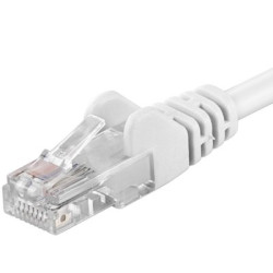 Premiumcord Patch kabel CAT6a S-FTP, RJ45-RJ45, AWG 26 7 1m bílá