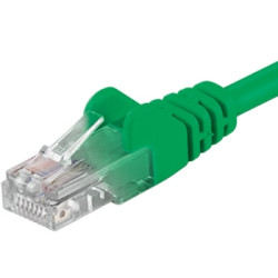 Premiumcord Patch kabel CAT6a S-FTP, RJ45-RJ45, AWG 26 7 5m zelený