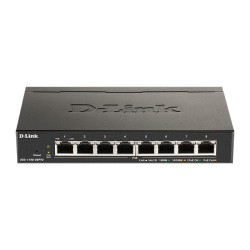 D-Link DGS-1100-08PV2 8-Port PoE Gigabit Smart Managed Switch- 8-Port 1000BaseTX Auto-Negotiating 10 100 1000Mbps Switch