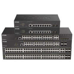 D-Link DGS-2000-10P 8-port Gbit PoE Managed Switch incl. 2 x SFP- Maximum PoE Budget 65W- 8 x 10 100 1000BASE-T PoE 