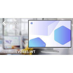 EIZO EV2485-WT LCD IPS/PLS 24", 1920 x 1200, 5 ms, 350 cd, 1 000:1, 60 Hz  (EV2485-WT)