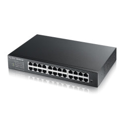 Zyxel GS1900-24Ev3, 24-port Desktop Gigabit Web Smart switch: 24x Gigabit metal, IPv6, 802.3az (Green)