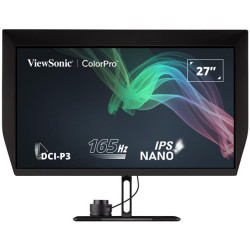 Viewsonic VP2776 27" IPS QHD 2560 x 1440 400nits 165Hz 20M:1 3ms 2xHDMI DP 3xUSB USB-C VESA Pivot Repro Nastavitelný