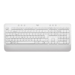 Logitech klávesnice Wireless Keyboard K650, CZ SK, Bolt přijímač,bluetooth,tlumené klávesy, bílá