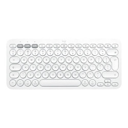 Logitech klávesnice Bluetooth Keyboard K380 US, bílá