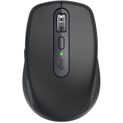 Logitech myš MX Anywhere 3S - bezdrátová bluetooth darkfield 6 tlačítek 8000dpi usb-c tichá graphite