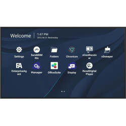 Viewsonic CDE7530 75" 4K 3840x2160 500nits 8ms 3xHDMI RS232 OPS slot WiFi slot LAN Android 11 VESA Repro provoz 24 7