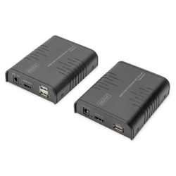 DIGITUS DS-55529 HDMI KVM IP Extender sada, Full HD, 60 Hz, 120m, černá