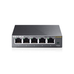 TP-Link TL-SG105E 5xLan Gigabit Desktop Easy Smart Switch, MTU Port Tag-based VLAN, QoS, IGMP Snooping