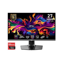 MSI MPG 271QRX QD-OLED 26,5" 2560 x 1440 0,03ms 250nitů 1500000:1 360Hz   Pivot USB-C  Černá 