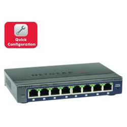 Netgear 8PT GIGABIT PLUS SWITCH - GS108E-400PES