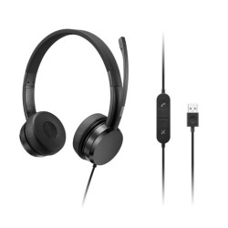 Lenovo sluchátka USB-A Wired Stereo On-Ear Headset (with control box)