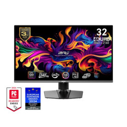 MSI MPG 321URX QD-OLED 31,5" 3840 x 2160 0,03ms 250nitů 1 500 000:1 240Hz   Pivot USB-C  Černá 