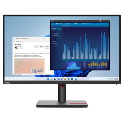 Lenovo T27p-30 27" IPS 3840x2160 16:9 350cd m2cmd 1300:1 4ms HDMI DP USB RJ45 jack VESA PIVOT černý