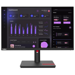 Lenovo ThinkVision T24i-30 LCD IPS/PLS 23,8" 1920 x 1080 6ms 250nitů 1000:1 60Hz   Pivot   Černá 