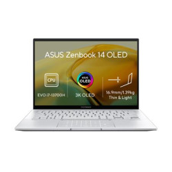 ASUS Zenbook 14 OLED - i7-13700H 16GB 1TB SSD 14" 2,8K OLED 2y PUR Win 11 Home stříbrná