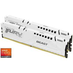 KINGSTON FURY Beast White EXPO 32GB DDR5 6000MT s CL36 DIMM Kit 2x 16GB