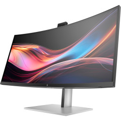 HP 734pm Konferenční monitor LCD IPS 34" 3440 x 1440 5ms 400 nitů 2000:1 120Hz Repro Pivot USB-C Webcam Černo-stříbrná