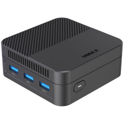 UMAX Mini PC U-Box N10 Plus N100 8GB 128GB SSD 2x HDMI DP 3x USB 3.0 BT Wi-Fi 2x LAN W11 Pro