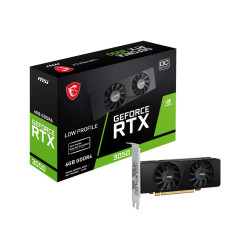 MSI VGA NVIDIA GeForce RTX 3050 LP 6G OC, 6G GDDR6, 1xDP, 2xHDMI